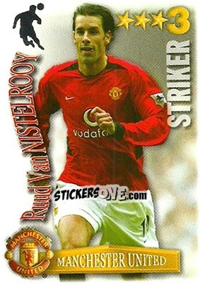 Sticker Ruud Van Nistelrooy - Shoot Out Premier League 2003-2004 n. 250 - Magicboxint