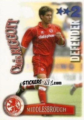 Sticker Chris Riggott - Shoot Out Premier League 2003-2004 - Magicboxint