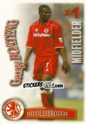 Sticker George Boateng - Shoot Out Premier League 2003-2004 - Magicboxint