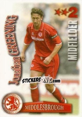 Sticker Jonathan Greening - Shoot Out Premier League 2003-2004 - Magicboxint