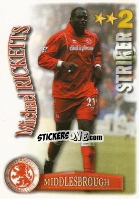 Cromo Michael Ricketts - Shoot Out Premier League 2003-2004 - Magicboxint