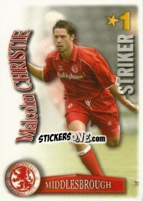 Sticker Malcolm Christie - Shoot Out Premier League 2003-2004 - Magicboxint