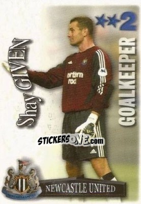 Cromo Shay Given - Shoot Out Premier League 2003-2004 - Magicboxint
