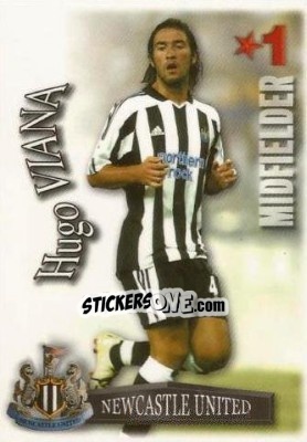 Sticker Hugo Viana - Shoot Out Premier League 2003-2004 - Magicboxint
