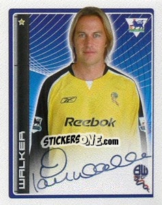 Sticker Walker - Premier League Inglese 2006-2007 - Merlin