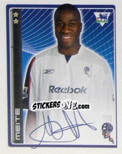 Sticker Abdoulaye Meite - Premier League Inglese 2006-2007 n. 85 - Merlin