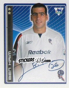 Sticker Ben Haim - Premier League Inglese 2006-2007 n. 86 - Merlin