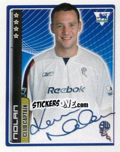 Cromo Nolan (Captain) - Premier League Inglese 2006-2007 - Merlin