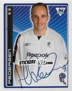 Sticker Henrik Pedersen - Premier League Inglese 2006-2007 n. 98 - Merlin