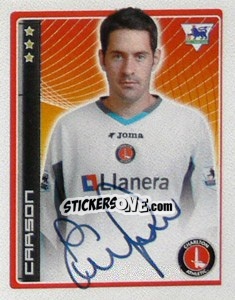 Sticker Scott Carson - Premier League Inglese 2006-2007 n. 107 - Merlin