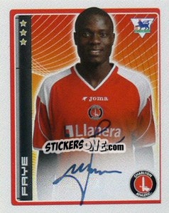 Cromo Faye - Premier League Inglese 2006-2007 - Merlin