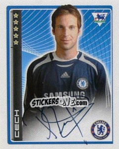 Sticker Petr Cech - Premier League Inglese 2006-2007 - Merlin