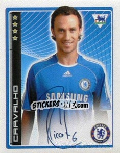 Sticker Ricardo Carvalho - Premier League Inglese 2006-2007 n. 135 - Merlin