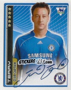 Sticker John Terry (Captain) - Premier League Inglese 2006-2007 n. 139 - Merlin