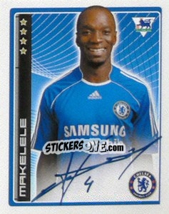 Sticker Claude Makelele - Premier League Inglese 2006-2007 n. 140 - Merlin