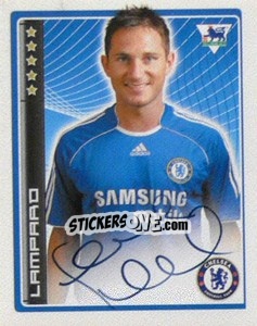 Sticker Frank Lampard - Premier League Inglese 2006-2007 n. 142 - Merlin