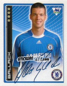 Sticker Michael Ballack - Premier League Inglese 2006-2007 n. 145 - Merlin