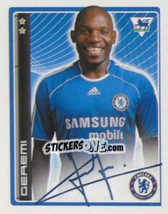 Sticker Geremi - Premier League Inglese 2006-2007 n. 146 - Merlin