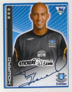 Sticker Tim Howard - Premier League Inglese 2006-2007 n. 157 - Merlin
