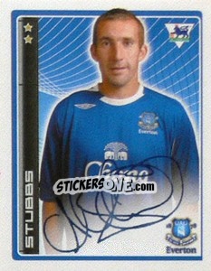 Cromo Alan Stubbs - Premier League Inglese 2006-2007 n. 163 - Merlin
