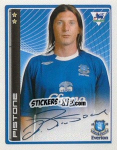 Sticker Alessandro Pistone - Premier League Inglese 2006-2007 - Merlin