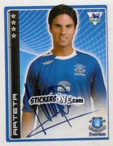 Sticker Mikel Arteta - Premier League Inglese 2006-2007 n. 168 - Merlin
