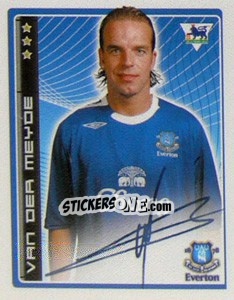 Sticker Andy van der Meyde - Premier League Inglese 2006-2007 n. 169 - Merlin