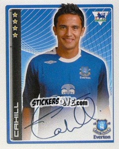 Sticker Tim Cahill - Premier League Inglese 2006-2007 n. 171 - Merlin