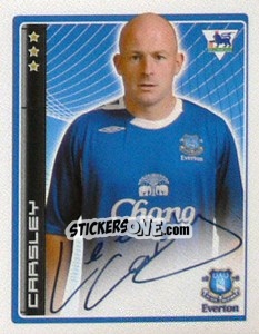 Cromo Carsley - Premier League Inglese 2006-2007 n. 173 - Merlin
