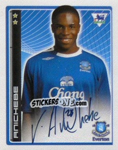 Sticker Anichebe - Premier League Inglese 2006-2007 - Merlin