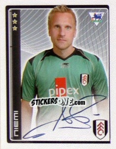 Sticker Niemi - Premier League Inglese 2006-2007 n. 182 - Merlin