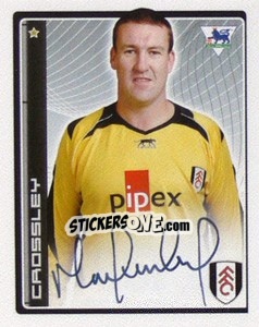 Figurina Crossley - Premier League Inglese 2006-2007 n. 183 - Merlin
