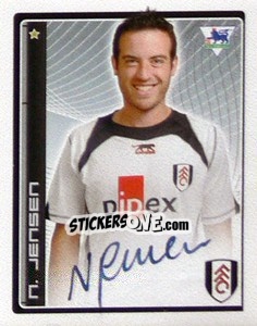 Sticker Niclas Jensen - Premier League Inglese 2006-2007 n. 191 - Merlin