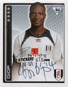 Sticker Diop - Premier League Inglese 2006-2007 - Merlin
