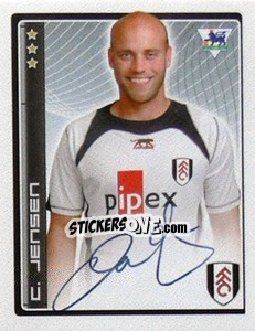 Cromo Claus Jensen - Premier League Inglese 2006-2007 - Merlin