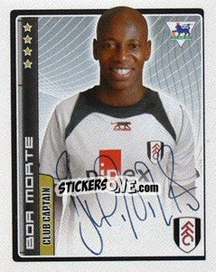 Sticker Boa Morte (Captain) - Premier League Inglese 2006-2007 - Merlin
