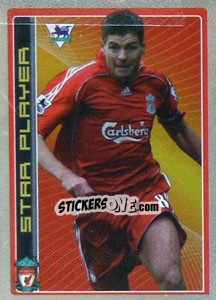 Cromo Steven Gerrard (Star Player) - Premier League Inglese 2006-2007 - Merlin