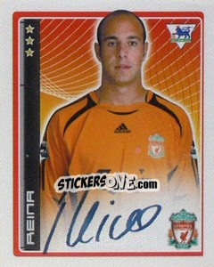 Sticker Pepe Reina - Premier League Inglese 2006-2007 n. 207 - Merlin