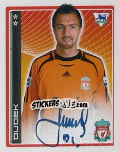 Figurina Jerzy Dudek - Premier League Inglese 2006-2007 - Merlin