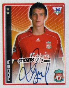 Figurina Daniel Agger - Premier League Inglese 2006-2007 - Merlin