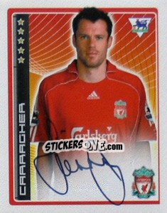 Sticker Jamie Carragher - Premier League Inglese 2006-2007 n. 213 - Merlin