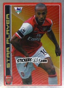 Sticker Thierry Henry (Star Player) - Premier League Inglese 2006-2007 n. 6 - Merlin