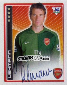 Sticker Jens Lehmann - Premier League Inglese 2006-2007 n. 7 - Merlin