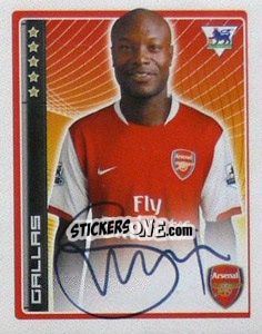 Sticker William Gallas - Premier League Inglese 2006-2007 - Merlin