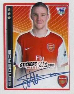 Sticker Philippe Senderos - Premier League Inglese 2006-2007 n. 11 - Merlin