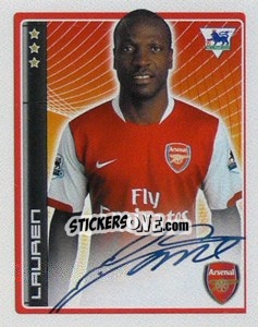 Sticker Lauren - Premier League Inglese 2006-2007 n. 12 - Merlin