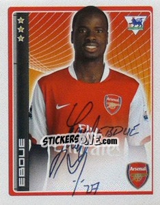 Sticker Emmanuel Eboue - Premier League Inglese 2006-2007 n. 14 - Merlin