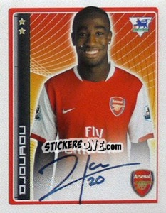 Figurina Johan Djourou - Premier League Inglese 2006-2007 - Merlin