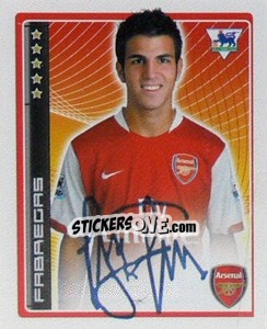Sticker Cesc Fabregas - Premier League Inglese 2006-2007 n. 17 - Merlin