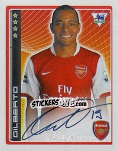 Sticker Gilberto Silva - Premier League Inglese 2006-2007 n. 23 - Merlin